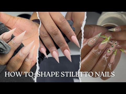 Short Stiletto Nail Designs