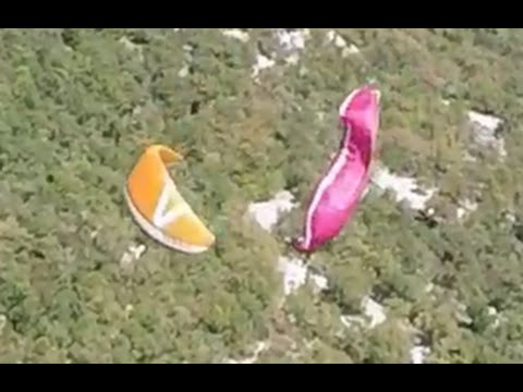 PG Lijak - paragliging mid-air crash 13.8.2016