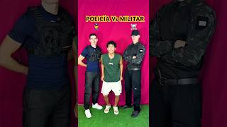 Team POLICIA VS team MILITAR 🤯 #comedia