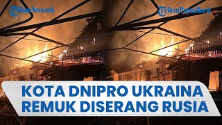 Militer Rusia Bikin Kota di Ukraina Membara: Sejumlah Bisnis Swasta Terbakar hebat & Bangunan Rusak