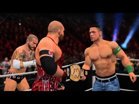 WWE 2K15 Walkthrough - WWE 2K Showcase Walkthrough Part 15 - Hustle, Loyalty, Disrespect (John Cena Vs. CM Punk)