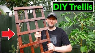 How to Make a Simple Traditional Garden Trellis