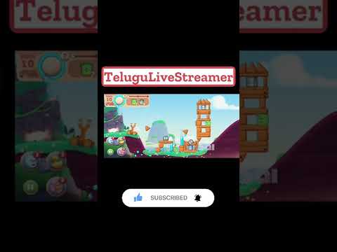 #angrybirds #superplay #telugugames  playing Angry Birds game in Telugu Teluguvoice