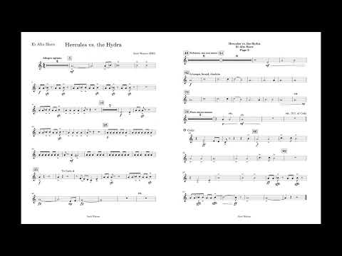 Hercules vs. the Hydra (Alto Horn part) by Scott Watson