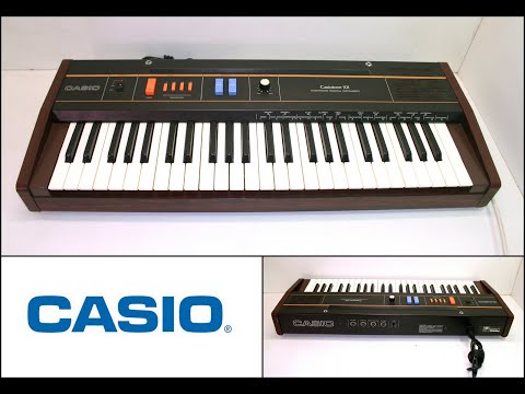 Casio CT-101 Casiotone 49-Key Synthesizer 1980s - Black / Natural image 3