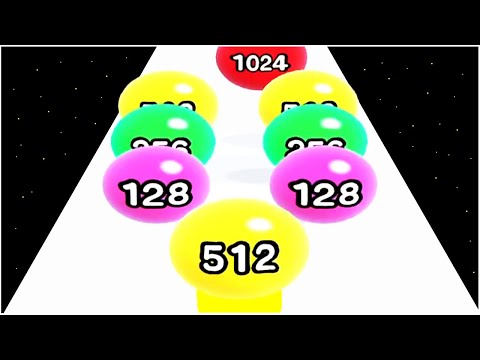 Number Ball Race & Merge 3D - Gameplay Walkthrough - Levels 18-46