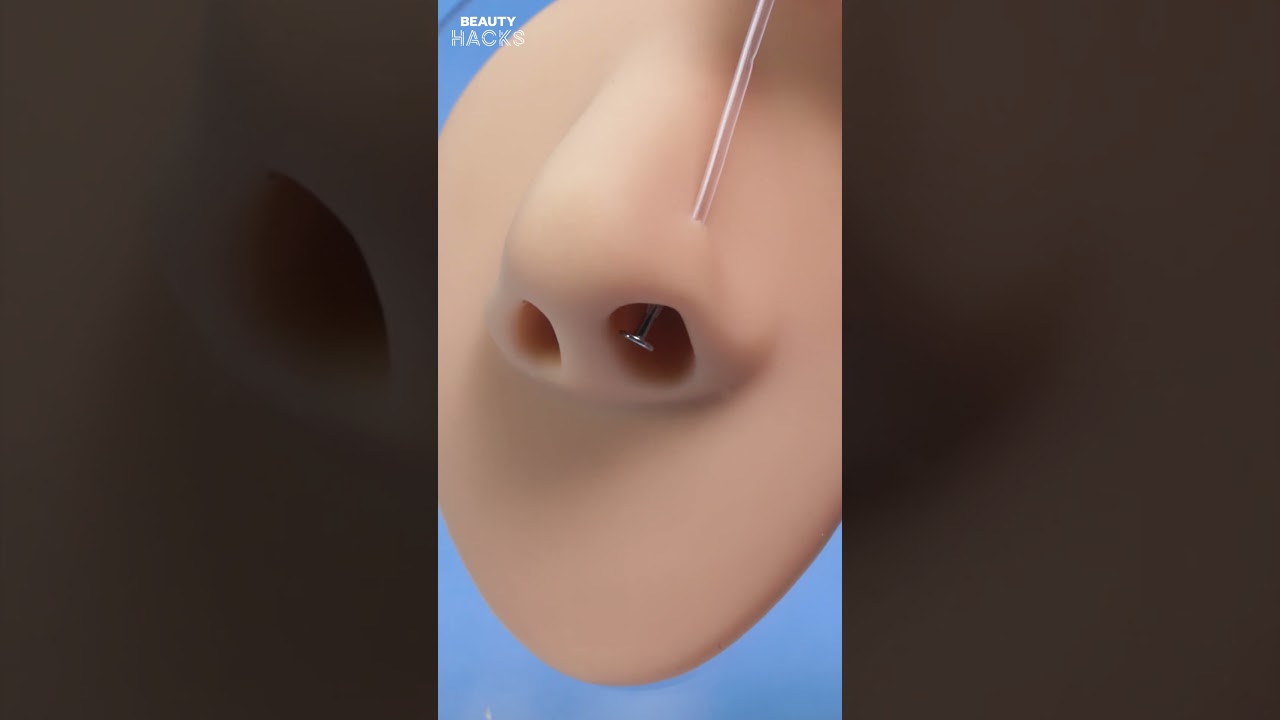 The Classic Nose Piercing - BEAUTY HACKS #beautyhacks #piercing #nosepiercing