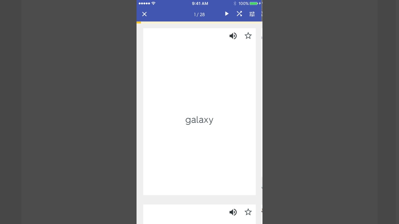 Astronomy App Flashcards 1