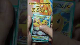 Claim YOUR special card ✨👑 #pokemon #pokemoncards #viral #pokemontcg #shorts #charizard