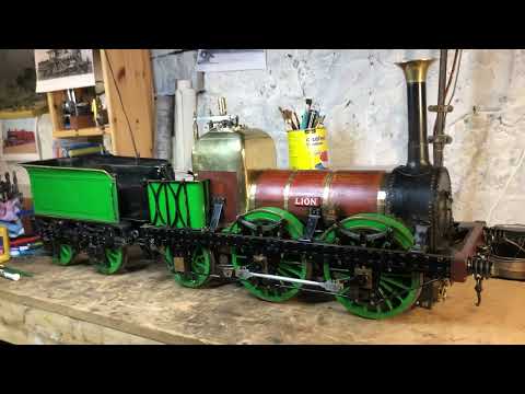 A Live Steam Locomotive - Lion in 5 Inch Gauge