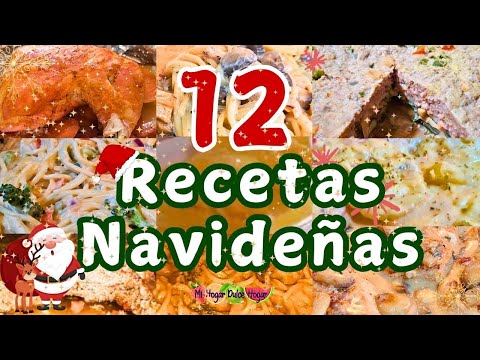 🎅🎄12 RECETAS NAVIDEÑAS FACILES ¡SIN HORNO! #mihogardulcehogar #recetasparaañonuevo #cenadeañonuevo