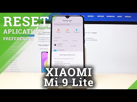 How to Reset Apps in XIAOMI Mi 9 Lite – Restore Apps Settings