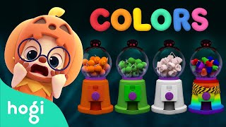 Learn Colors with Colorful Monster Candy Shop 👻 🍬｜Halloween Colors 🎃｜Scary Rhymes｜Pinkfong &amp; Hogi