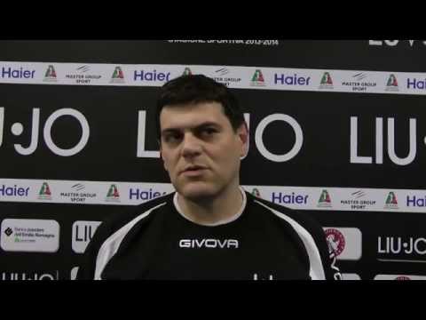 Il vice coach Camardese presenta la sfida con Piacenza (04-04-14)