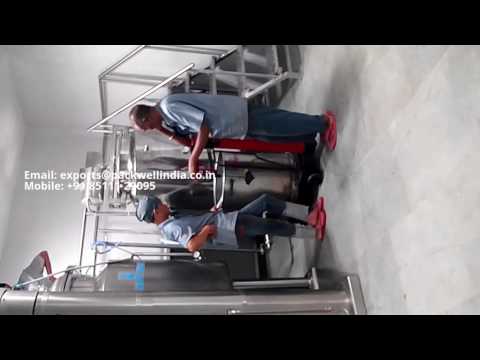 Automatic cosmetic cream ointment manufacturing plant 50 kg ...