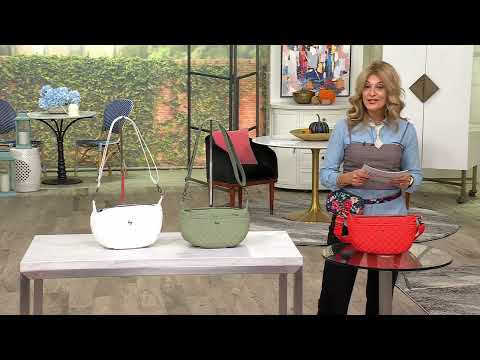 Lug Matte Luxe Crescent Crossbody - Bolero on QVC