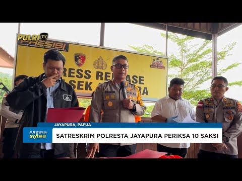 POLRESTA JAYAPURA UNGKAP KASUS ANAK HILANG DITEMUKAN DI KOLAM