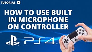How to use built in microphone on PS4 controller