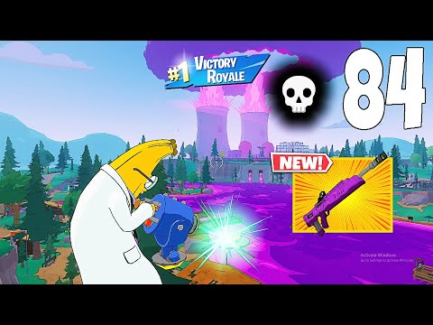 84 Elimination Solo Vs Squads "Zero Build" Gameplay Wins (NEW Fortnite Simpsons Mini Season 2 PC)