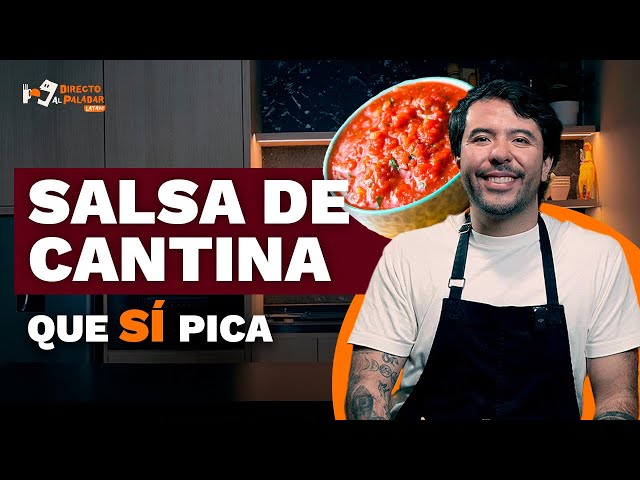 Salsa de cantina que sí pica