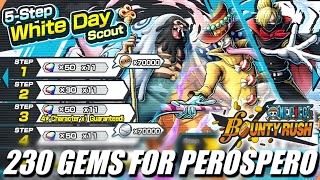 Full Step White Day Summons for Perospero! | One Piece Bounty Rush OPBR