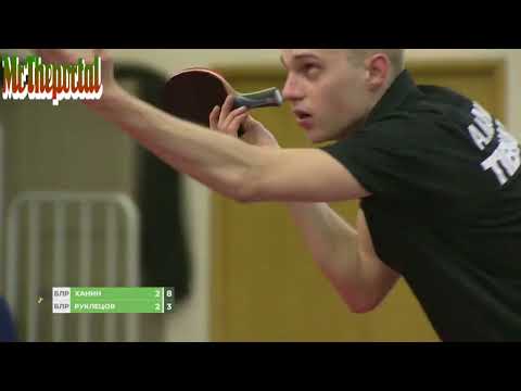 Table Tennis Belarus Championships 2022 - Aleksander Khanin Vs Uladzislau Rukliatsou - FINAL