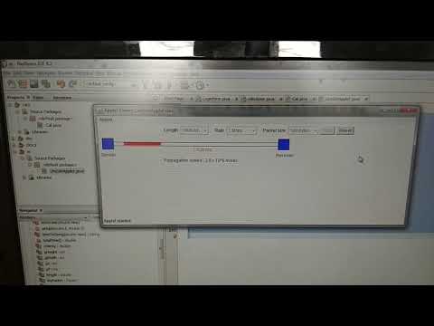 Transmission Delay Output Using Java Applet