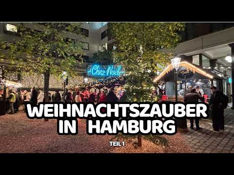 🎄Weihnachtsmarkt & Stadtbummel Hamburg, Lichterglanz und Leckereien, Teil 1