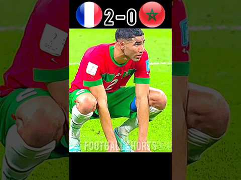 France VS Morocco Fifa World Cup Match Highlights 2022 | #football #shortsfeed #youtube #highlights