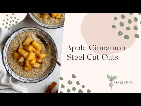 Apple Cinnamon Steel Cut Oats Recipe