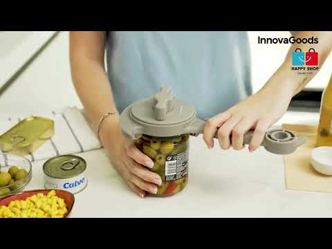 Abre-Garrafas Multifunções Regulável: Abra Qualquer Frasco com Facilidade! | HAPPY SHOP