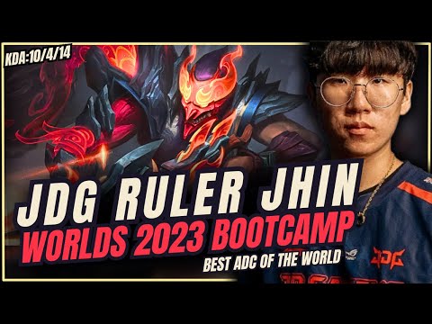 JDG Ruler Jhin ADC vs Ashe | Challenger Jhin Gameplay lol Worlds 2023 | S13 Patch 13.20 ✅🥇