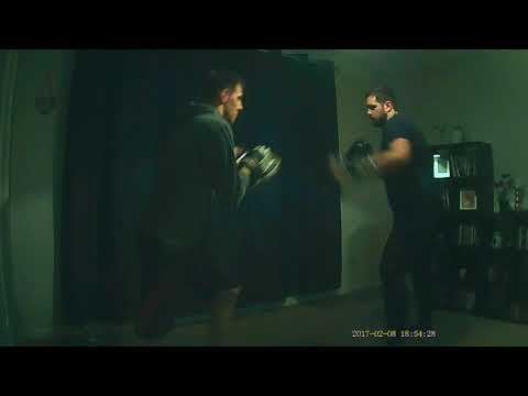 5 shot combo against an aggressive opponent. Muay Thai. K1. Details below ☺