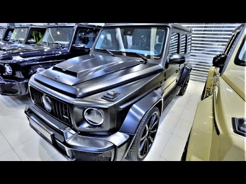 2023 Matte Black Mercedes AMG G63 Brabus G800 - in depth Walkaround 4K