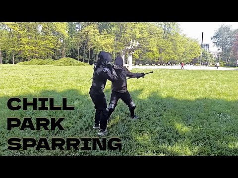 Chill Longsword Sparring in The Park
