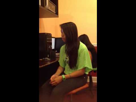 Davy singing "When I was your man"