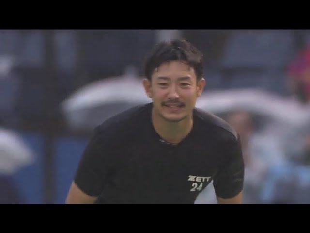 マリーンズ・吉田も続く!! パフォーマンスに球場も大歓声!! 2017/8/1 M-F