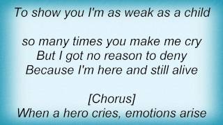 Edguy - When A Hero Cries Lyrics
