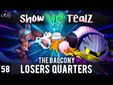 PM @ the Balcony 58 - Losers Quarters ft. Showtime (Lucario) VS BCB|Tealz (Metaknight)