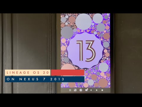 LineageOS 20 (Android 13) On Nexus 7 #google25years