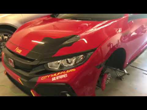 TheFLASH⚡️ Vlog: HOW TO INSTALL CALIPER BRAKE COVERS 2018 HONDA CIVIC HATCHBACK SPORT CVT
