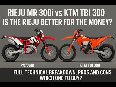 2026 Rieju MR 300i vs 2026 KTM 300 TBI – fuel injection 2T what's better for the Money