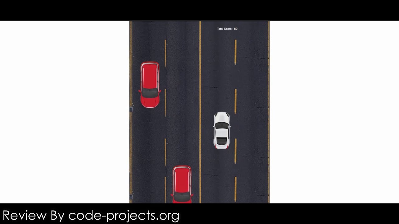 Simple Car Game In JavaScript Using Phaser With Source Code | Source Code & Projects
