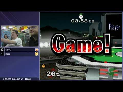 GSS 103 SSBM - STOC (Fox, ICs) vs. Ross (Red Fox) - Melee LR2