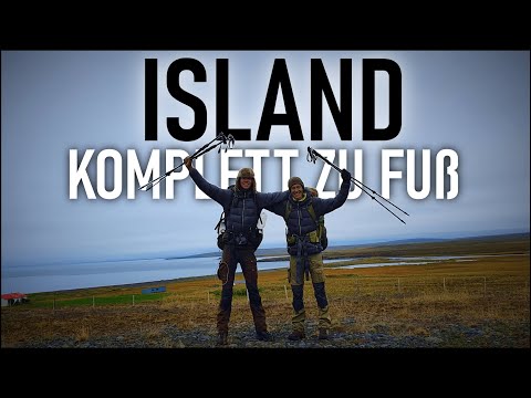 ISLAND zu FUß komplett überqueren 🇮🇸 - ganzes Video