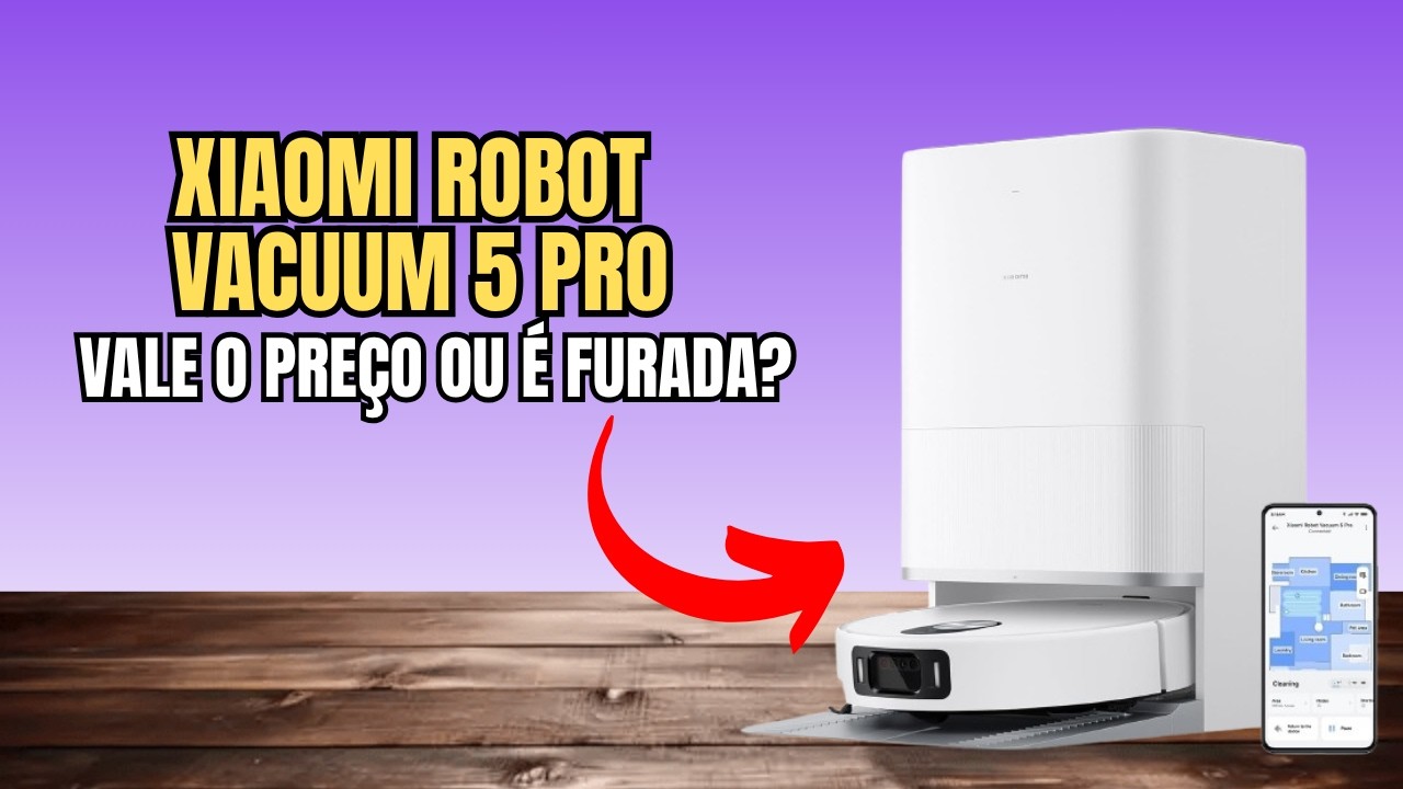 Miniatura da avaliação em vídeo de Robô Aspirador Xiaomi Gen 5 Mop Tanque 23000 Pa 2026