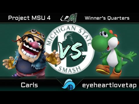 Project MSU 4 Top 32 Winners Quarters - Carls (Wario) vs. eyeheartlovetap (Yoshi)