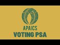 APAICS Voting PSA