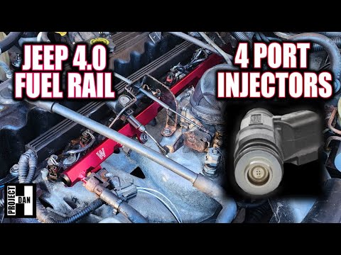 JEEP XJ FUEL RAIL  & 4 PORT INJECTORS  -  2001 JEEP CHEROKEE UPGRADES - TOAD EPISODE 9