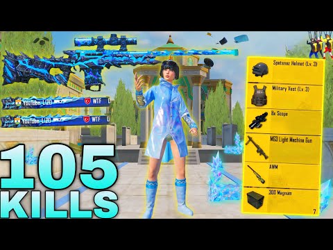 105 KILLS 🔥 IN 20 MINUTES NEW HARDEST GAMEPLAY 🥵SAMSUNG,A7,A8,J5,J6,J7,J2,J3,XS,A3,A4